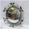 Image 1 : VINTAGE METAL MIRROR ORNATE STYLE HOLLYWOOD