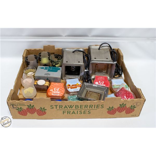 FLAT WITH 2 SCENTSY ELECTRIC WAX BURNERS