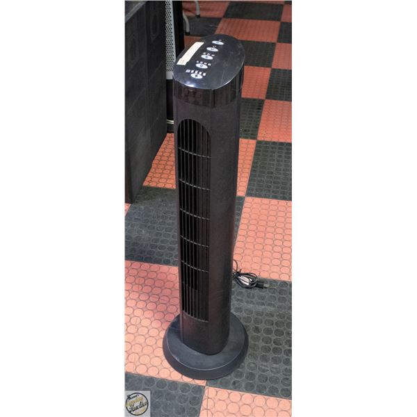 BLACK CASCADE TOWER FAN - FLOOR STANDING,
