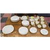 Image 1 : VINTAGE BELLEEK SHAMROCK IRISH PORCELAIN DISH SET