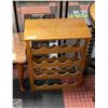 Image 1 : WOOD WINE RACK 24"X19"