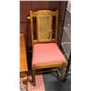 Image 1 : ANTIQUE BURLY TWIST LEG CHAIR 3FT TALL X 16" DEEP