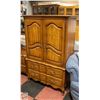 Image 1 : VINTAGE FRENCH STYLE ARMOIRE 2 DOOR CABINET