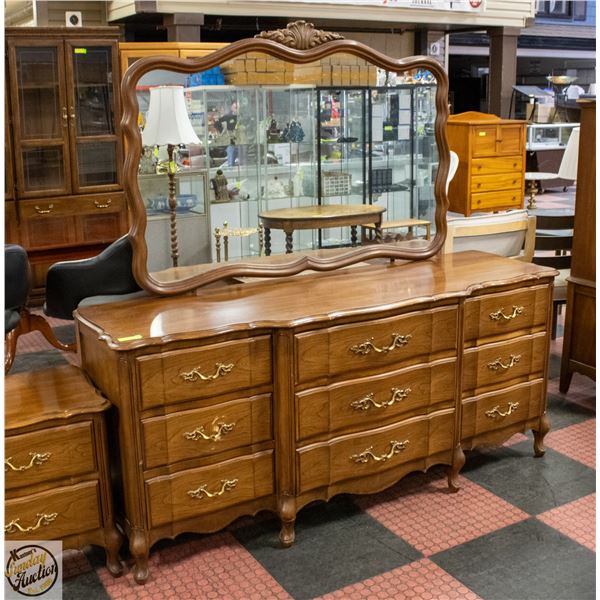 VINTAGE FRENCH STYLE 9 DRAWER CURVED FRONT +