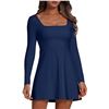 Image 1 : BRAND NEW WOMENS SQUARE NECKLINE LONG SLEEVE