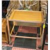 Image 1 : VINTAGE PATIO ROLLER TRAY 25"X26"X15"