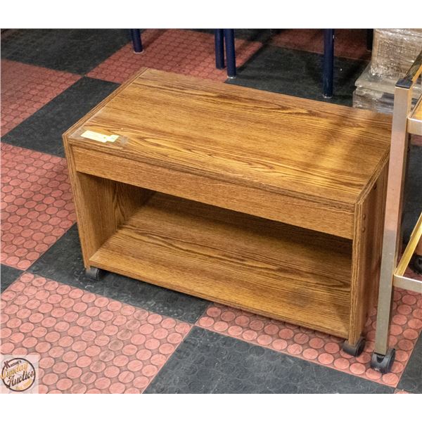 SMALL VINTAGE TV STAND 16"X28"X14"