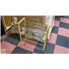Image 1 : WOOD AND WIRE SHOE RACK - 4 WIRE SHELVES,