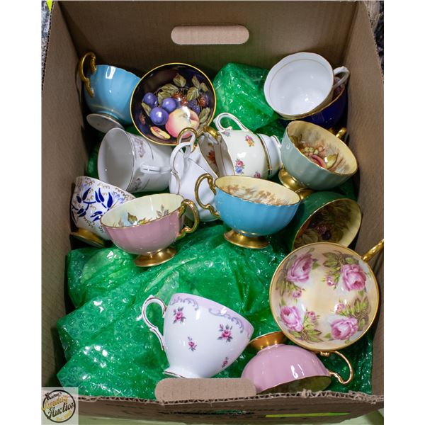 LOT OF VARIOUS BONE CHINA