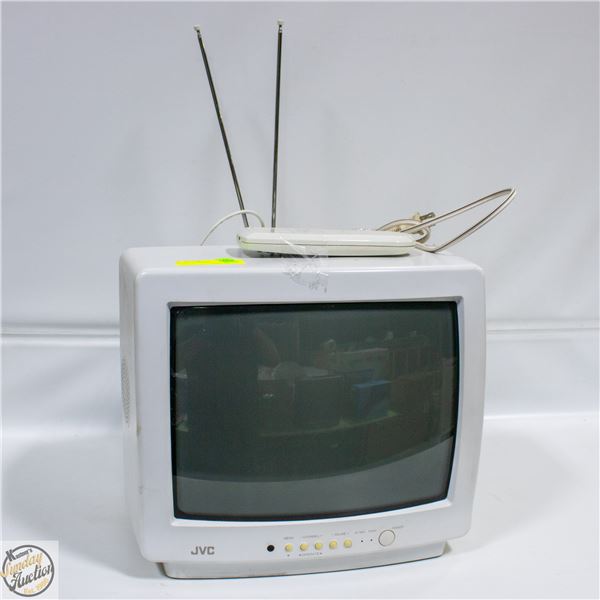 VINTAGE JVC TV WITH REMOTE