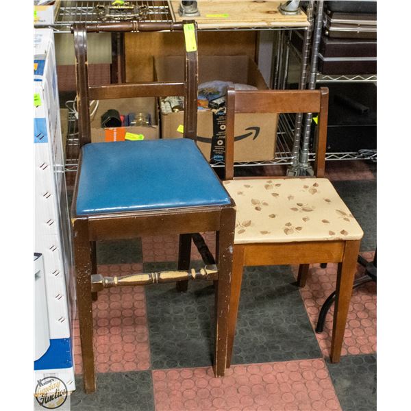 2 ANTIQUE CHAIRS