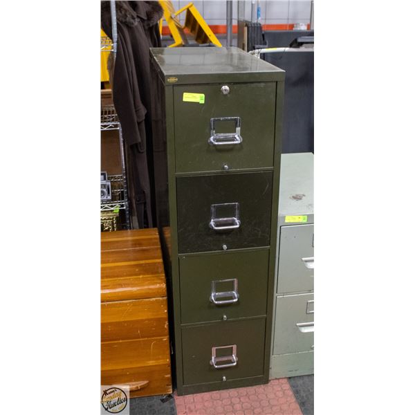 4 DRAWER FILE CABINET H-51" W-15.5" L-30"
