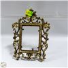 Image 1 : VINTAGE BRASS ORNATE FRAME FOR 4"X5.5" PICTURES