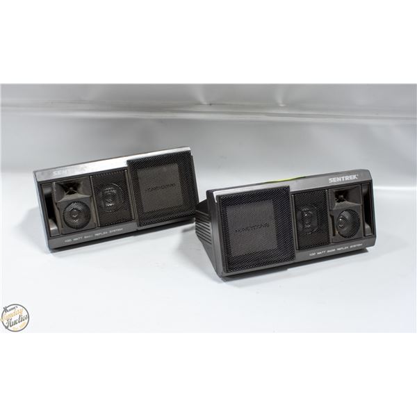 VINTAGE SENTREK 100 WAT SPEAKERS MODEL SC500