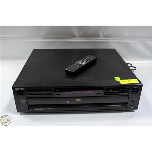 VINTAGE SONY DISC CHANGER MODEL CDP-C315
