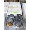 Image 1 : CASE WITH 4 BLACK ROLLS OF SHRINK WRAP