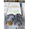 Image 1 : CASE WITH 4 BLACK ROLLS OF SHRINK WRAP
