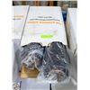 Image 1 : CASE WITH 4 BLACK ROLLS OF SHRINK WRAP