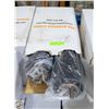 Image 1 : CASE WITH 4 BLACK ROLLS OF SHRINK WRAP