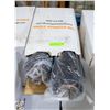 Image 1 : CASE WITH 4 BLACK ROLLS OF SHRINK WRAP