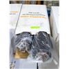 Image 1 : CASE WITH 4 BLACK ROLLS OF SHRINK WRAP