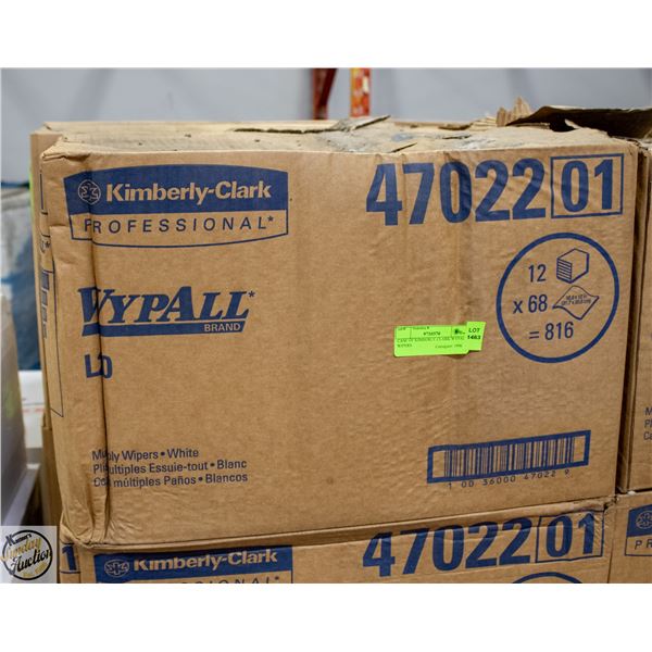 CASE OF KIMBERLY CLARK WYPALL WIPERS