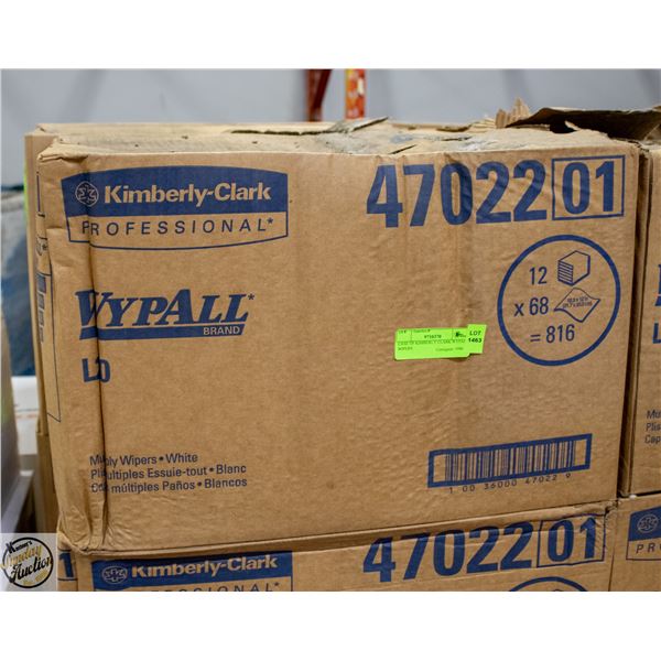 CASE OF KIMBERLY CLARK WYPALL WIPERS