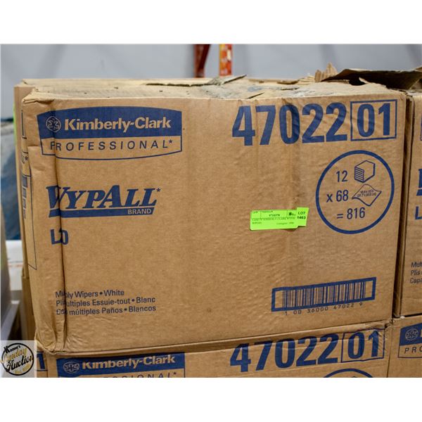 CASE OF KIMBERLY CLARK WYPALL WIPERS