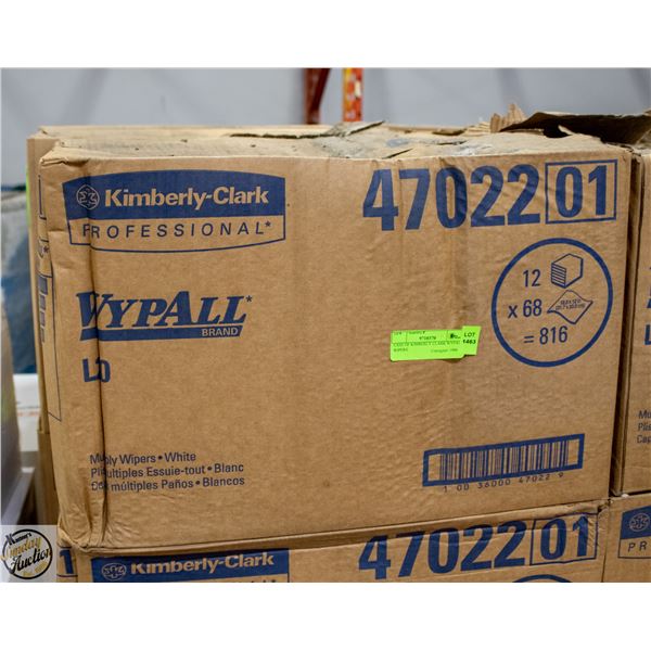 CASE OF KIMBERLY CLARK WYPALL WIPERS
