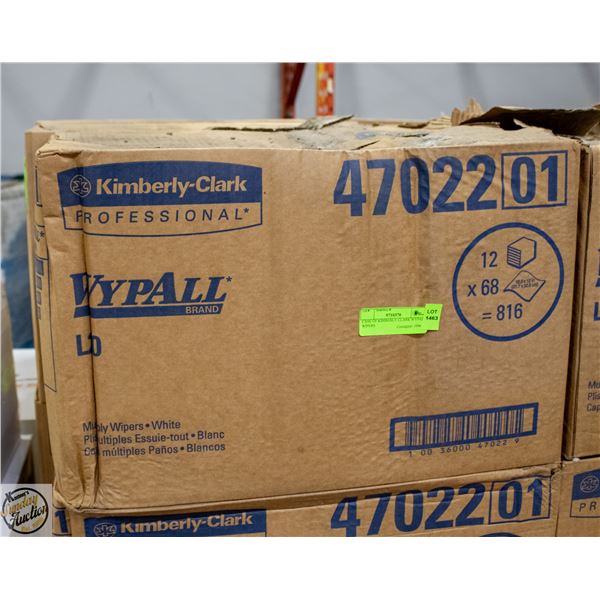 CASE OF KIMBERLY CLARK WYPALL WIPERS