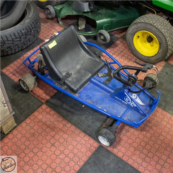 GROUND FORCE GO CART SOLD AS IS + NEEDS BATTERY