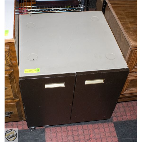 MINI DESK CABINET METAL 22" X 22.5" L-22.5"