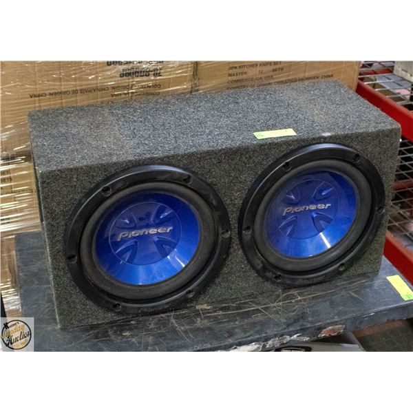2 10” PIONEER SUBS IN BOX