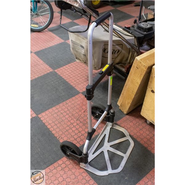 ALUMINUM FOLD-AWAY TWO WHEEL DOLLY -