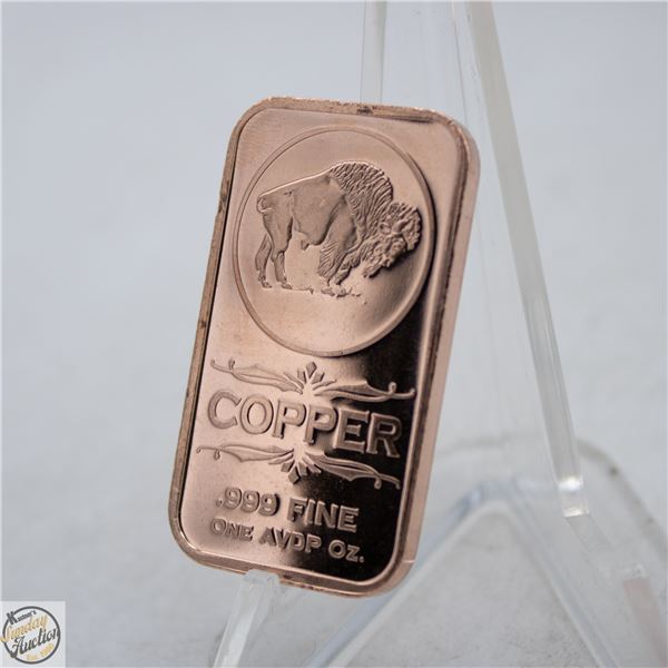 1 OZ COPPER BAR