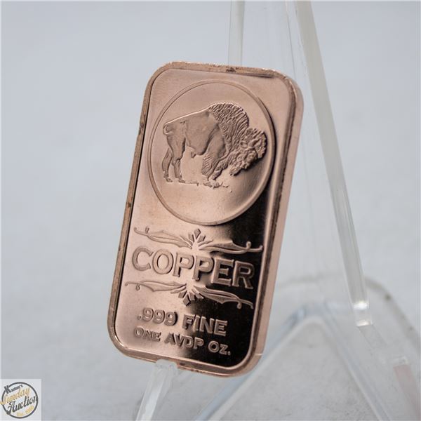 1 OZ COPPER BAR
