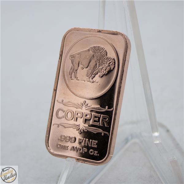 1 OZ COPPER BAR
