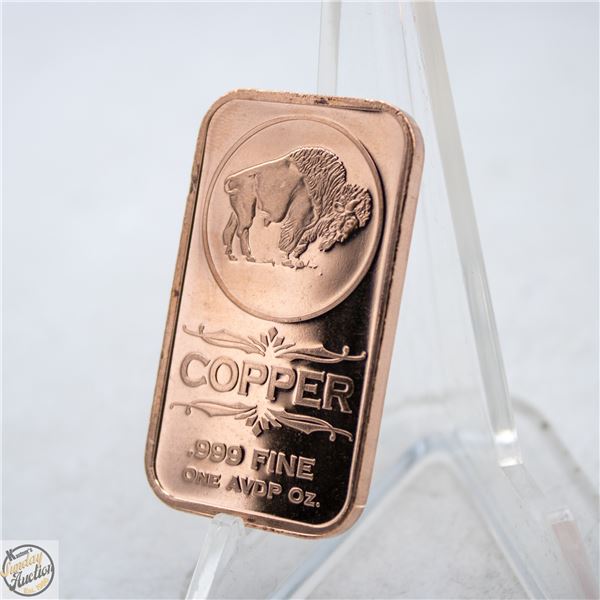 1 OZ COPPER BAR