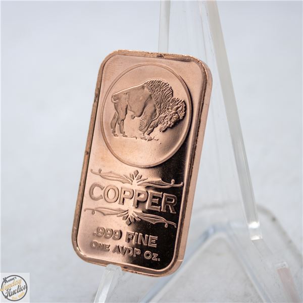 1 OZ COPPER BAR