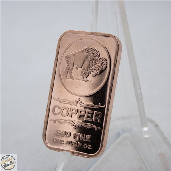 1 OZ COPPER BAR