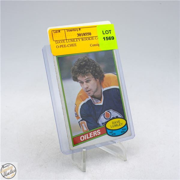 DAVE LUMLEY ROOKIE CARD O-PEE-CHEE