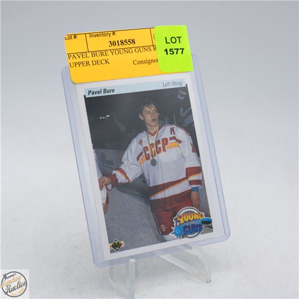 PAVEL BURE YOUNG GUNS ROOKIES UPPER DECK