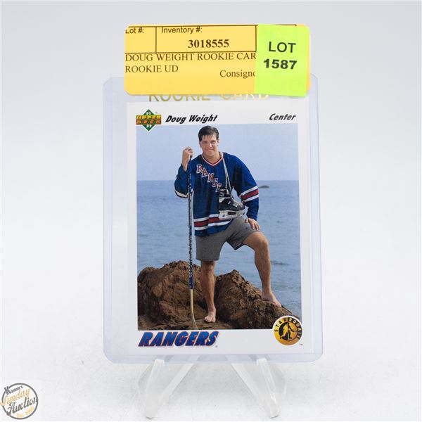 DOUG WEIGHT ROOKIE CARD STAR ROOKIE UD