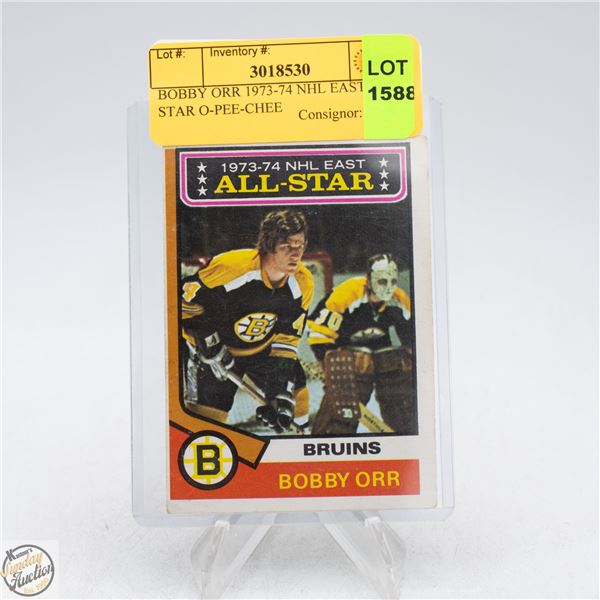 BOBBY ORR 1973-74 NHL EAST ALL STAR O-PEE-CHEE