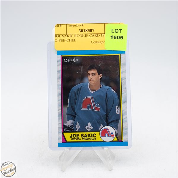 JOE SAKIC ROOKIE CARD 1988-89 O-PEE-CHEE