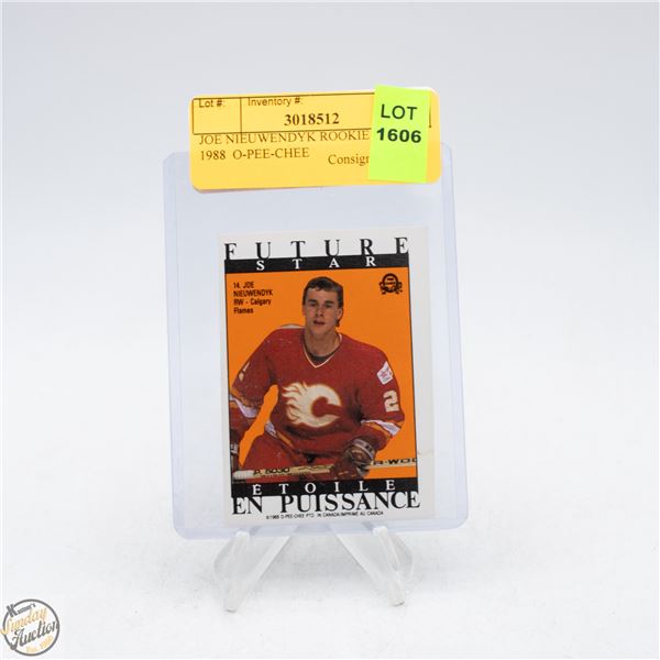 JOE NIEUWENDYK ROOKIE CARD 1988  O-PEE-CHEE