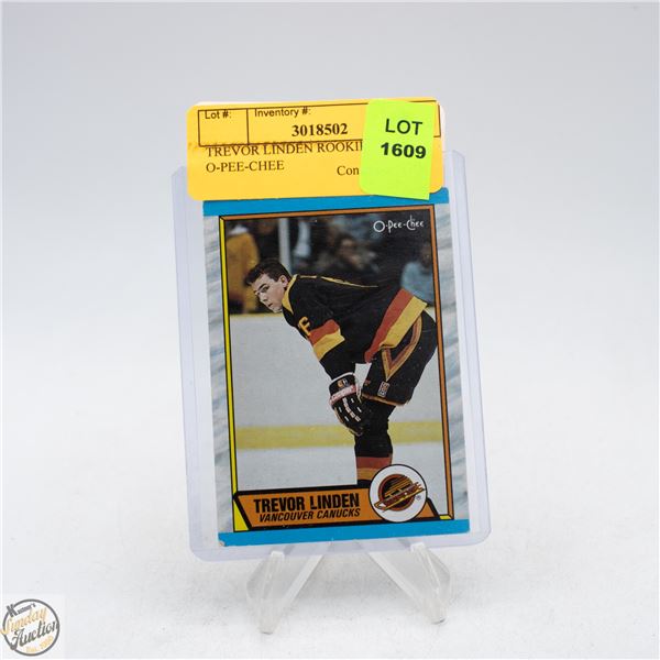 TREVOR LINDEN ROOKIE 1988-89 O-PEE-CHEE