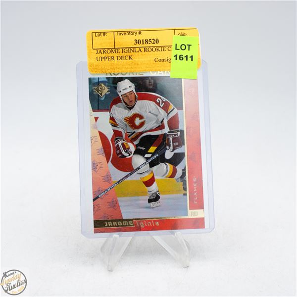 JAROME IGINLA ROOKIE CARD SP UPPER DECK