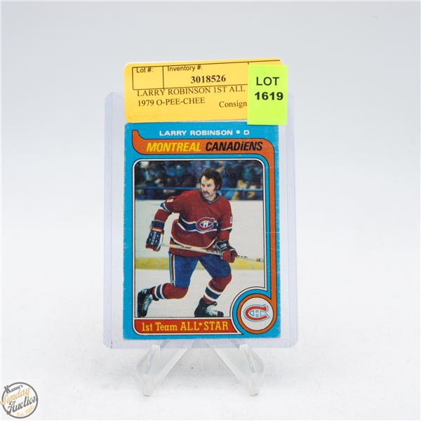 LARRY ROBINSON 1ST ALL STAR 1979 O-PEE-CHEE