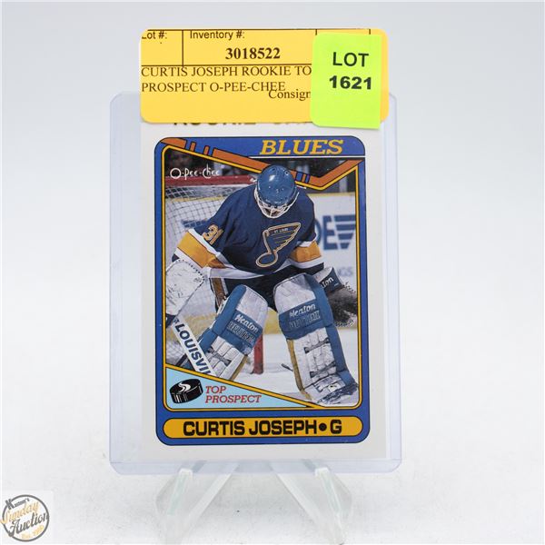 CURTIS JOSEPH ROOKIE TOP PROSPECT O-PEE-CHEE
